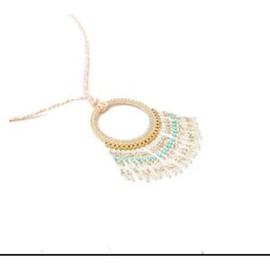 Plunder Yvonne Hoop & Bead Necklace